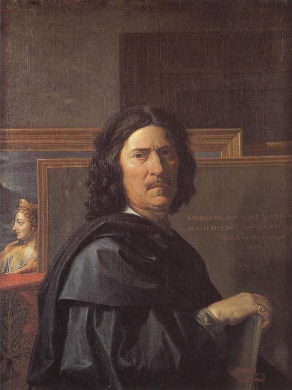 Nicolas Poussin Self-Portrait Sweden oil painting art